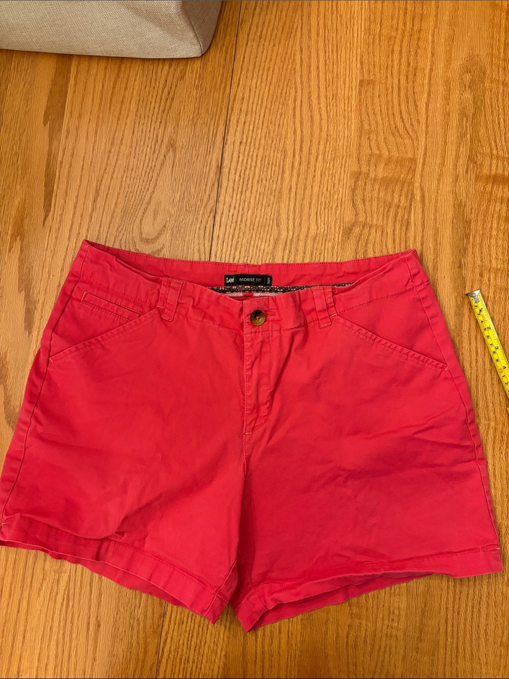 Lee Women's Vibrant Pink Bermuda Shorts
